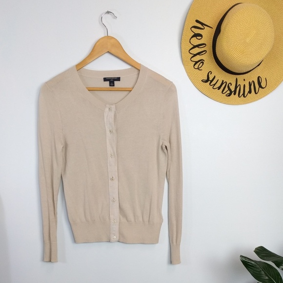 Banana Republic Rayon Blend Cardigan Small Petite - Picture 3 of 7